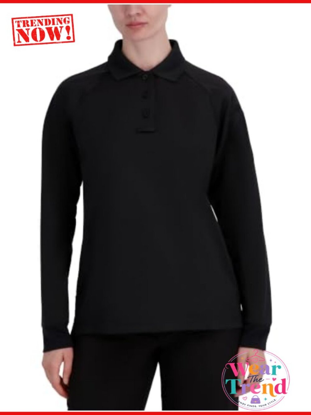 Propper Raglan Long Sleeve Utility Polo Snag-Free Performance Work Shirt